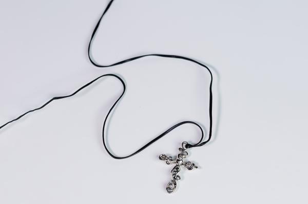 Silver necklace product image