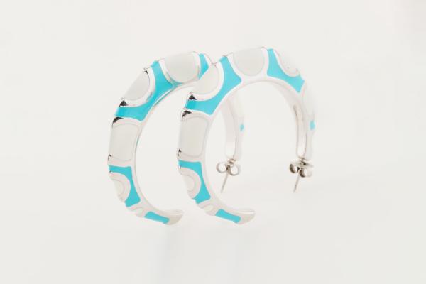 Earring - White / Blue product image